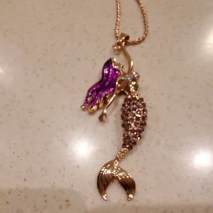 Ariel mermaid necklace